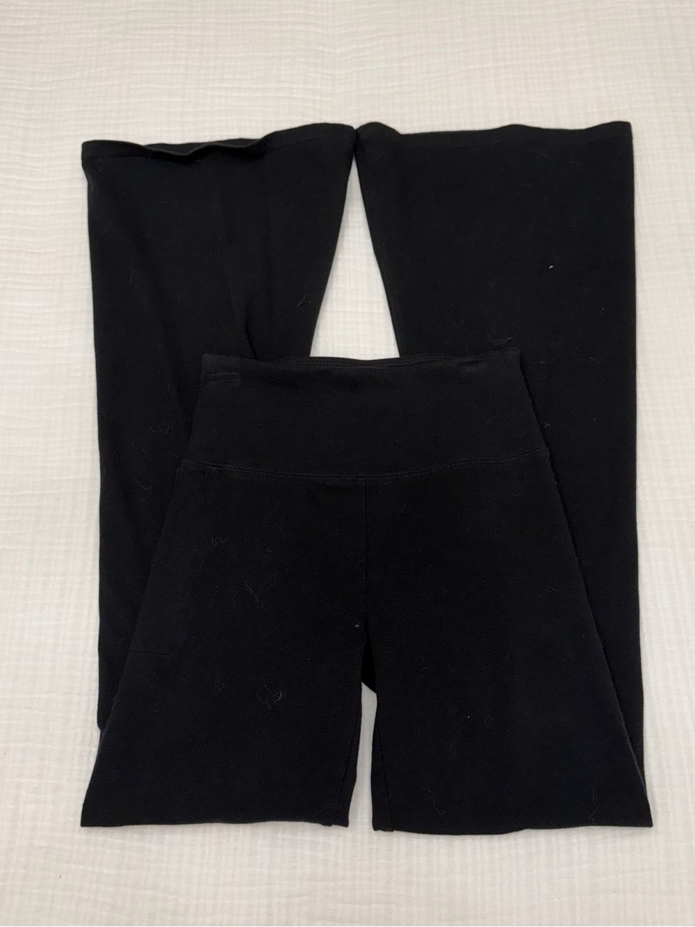 hollister black flare leggings